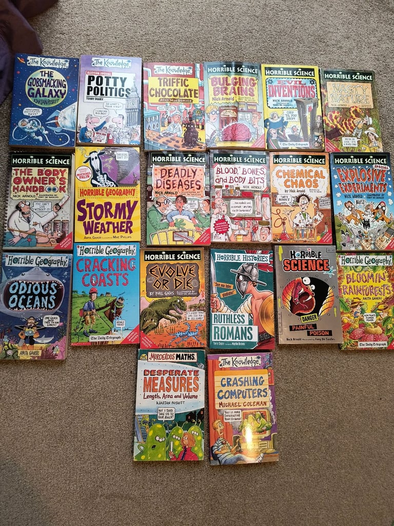 image for Horrible science, Horrible Geography and Histories , The Knowledge and Murderous Maths