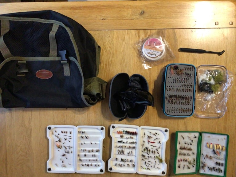 Job lot of fishing equipment 