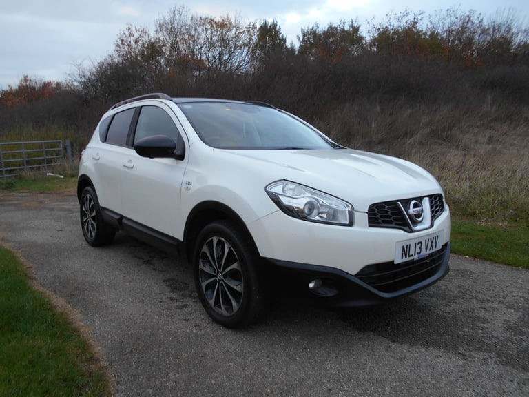 NISSAN QASHQAI 360 DCI 1.5 DIESEL 6 SPEED STUNNING WHITE 2013 BARGAIN ONLY £2950 *LOOK* PX/DELIVERY
