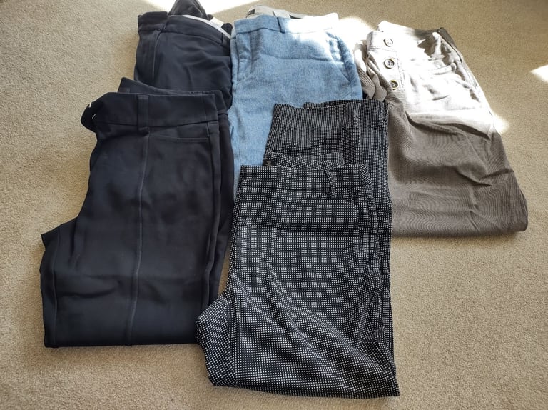 image for Ladies size 12 trousers, Banana Republic & Next