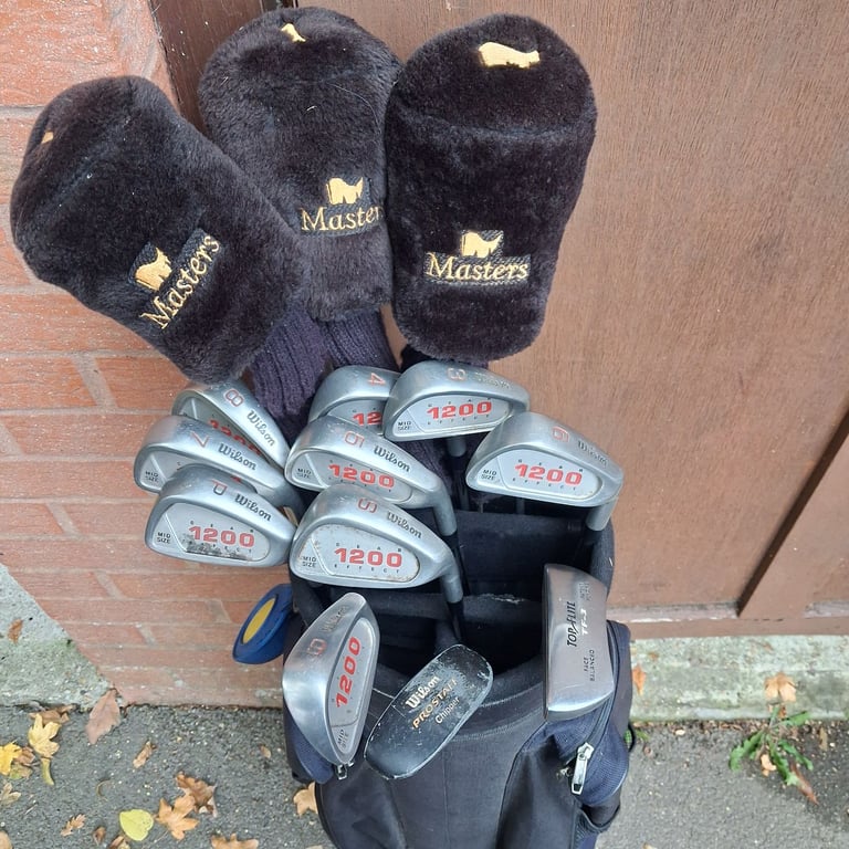 Full Set of Mens Golf Clubs - Wilson 1200 Gear Effect Mid Size 