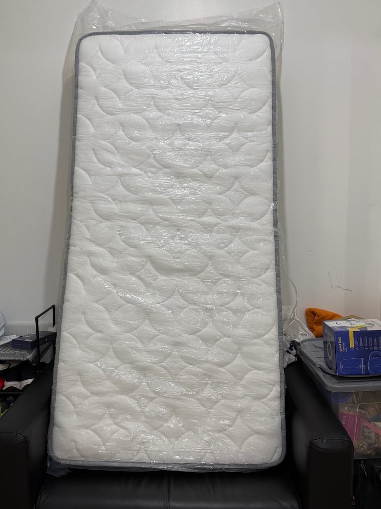 image for Brand New Single Bed Mattress (90x190cm) – Never Used