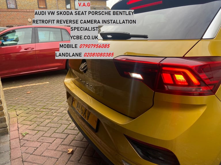 ORIGINAL REVERSE CAMERA INSTALLATION SPECIALIST VW SKODA SEAT AUDI PORSCHE 