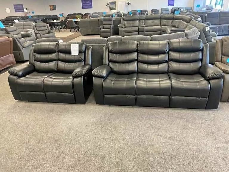 image for Premium Sofa Roma Recliner - Comfy Seats  |  25% Off With Free Delivery & Same Day Delivery !! **