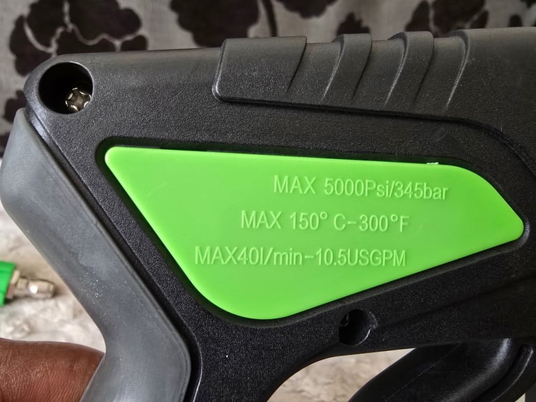 5000 psi 345 bar Nilfisk short Pressure Washer Gun swivel 1/4″ QUICK connect new