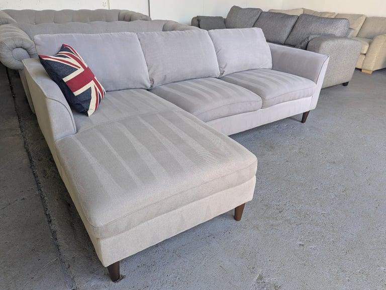 Grey L Shape Sofa (FREE DEL 🚚)