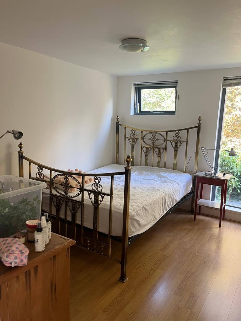 image for Brass kingsize bedframe for sale