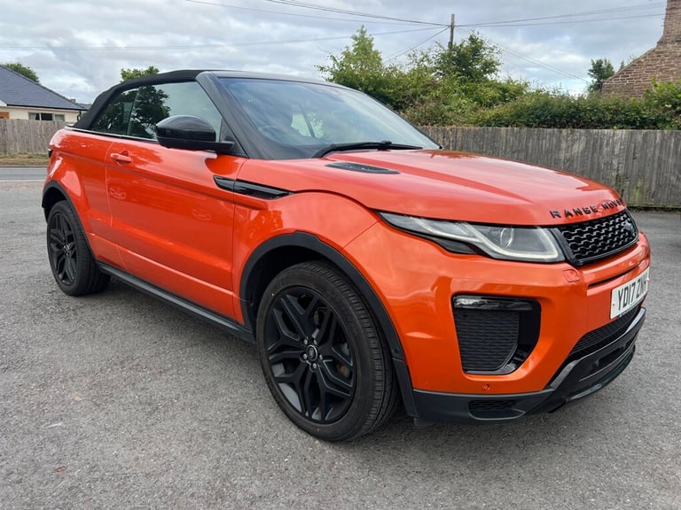 2017 Land Rover Range Rover Evoque 2.0 TD4 HSE Dynamic Lux 2dr Auto CONVERTIBLE DIESEL Automatic