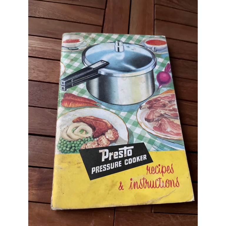Old presto pressure cooker recipes cheap