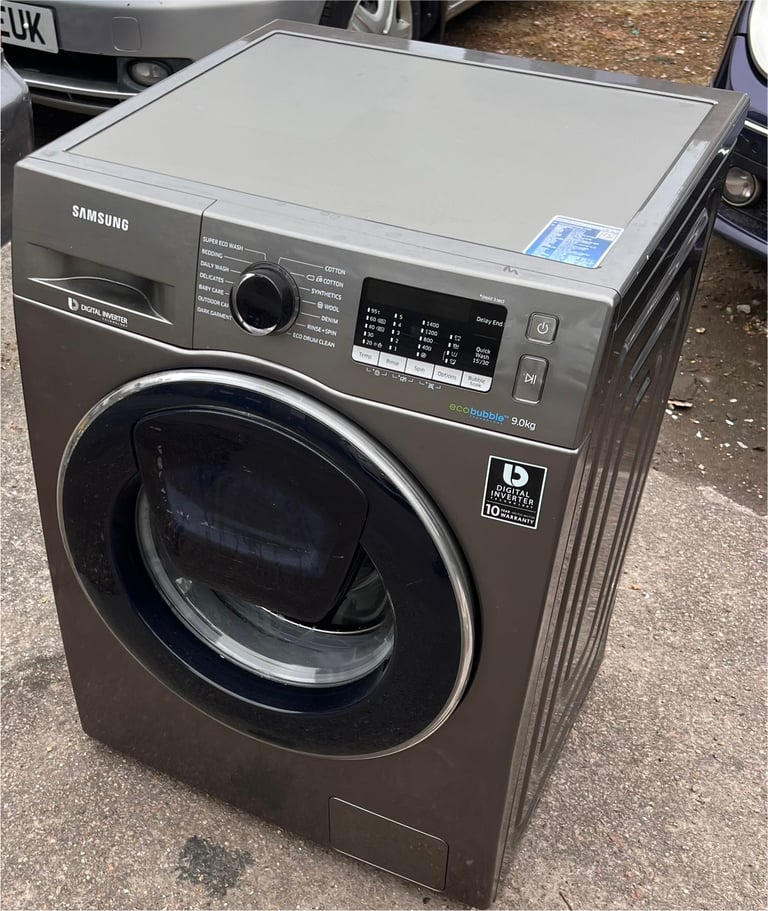 SAMSUNG ADD WASH silver Washing Machine 9kg