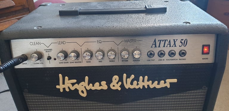 Hughes & Kettner Attax 50 Made in Germany & Celestion G12 Made in England