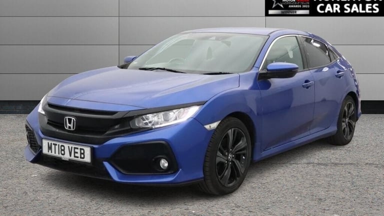 2018 Honda Civic 1.0 VTEC Turbo SR Hatchback 5dr Petrol Manual Euro 6 (s/s) (126 ps) Hatchback Pe...