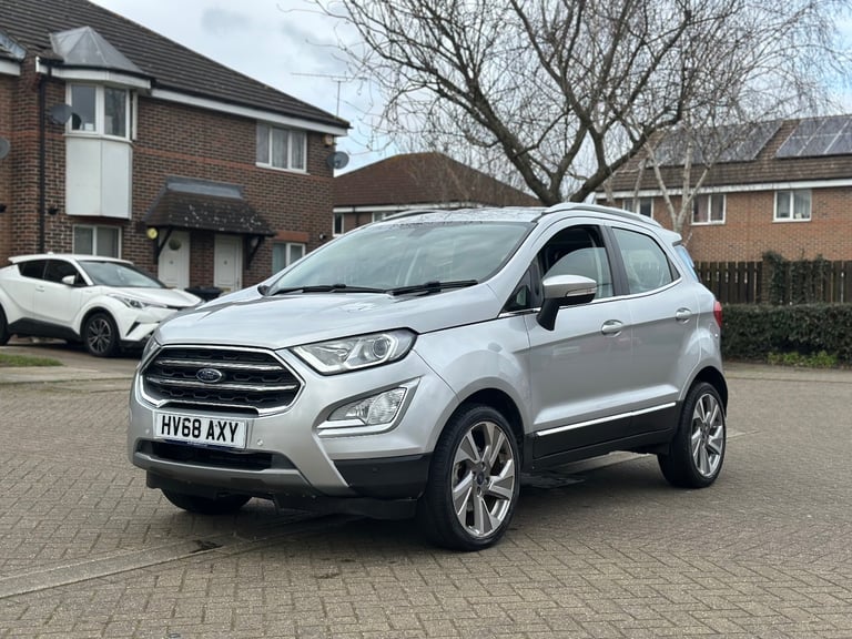 2019 Ford EcoSport Titanium 1.0L Petrol Automatic Full Service History 7K Miles 1YR NEW MOT  1 OWNER