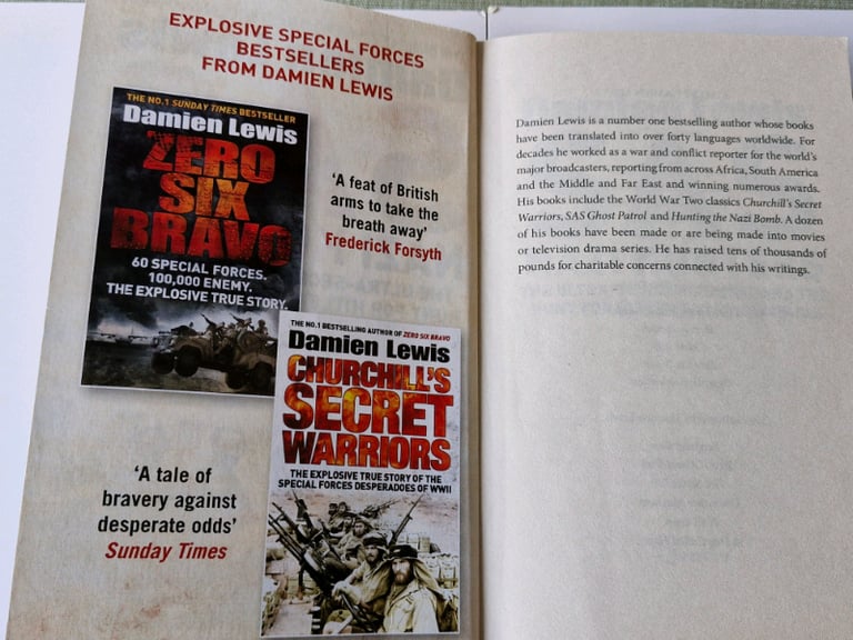 SAS NAZI HUNTERS. DAMIEN LEWIS PAPERBACK 