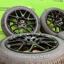 BRAND NEW WOLFHART 18” 6x120 ALLOY WHEELS + TYRES NEW TRANSIT CUSTOM VW TRANSPORTER 6 STUD