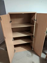 Cupboard with shelves 