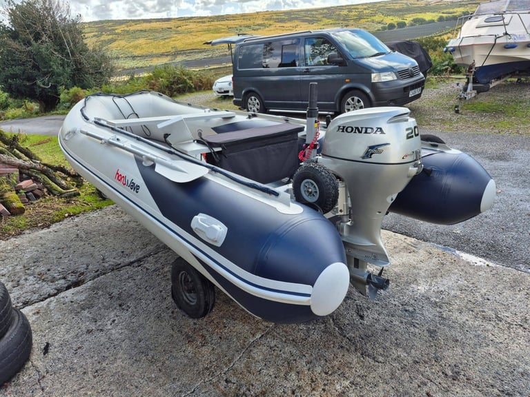 Honwave t40 with Honda 20hp engine and trailer