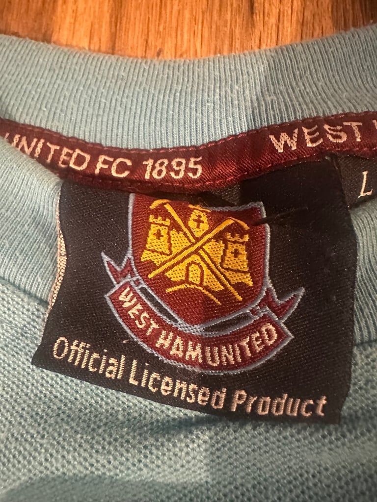 image for West Ham football shirt