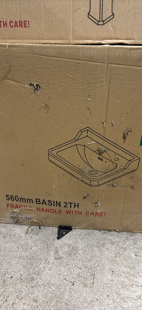 Brand New Unused Ceramic Basin Sink - Modern Design