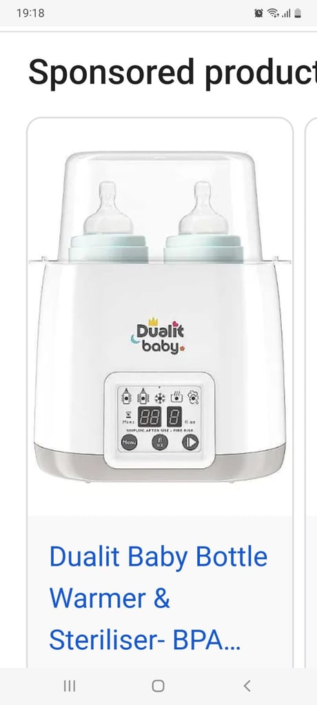 Bottle sterilizer/warmer