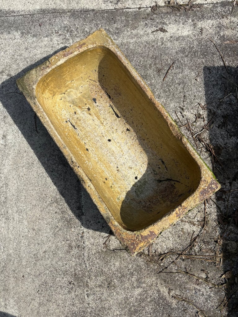 Vintage/Antique Salt Glazed Trough/Garden Planter/Animal Feed Trough