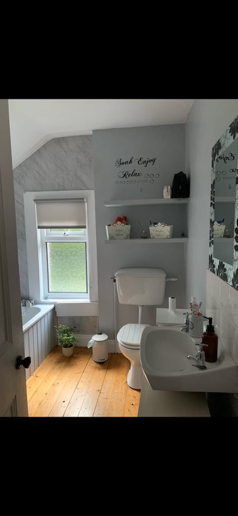 Large bedroom to let in newly refurbished house.