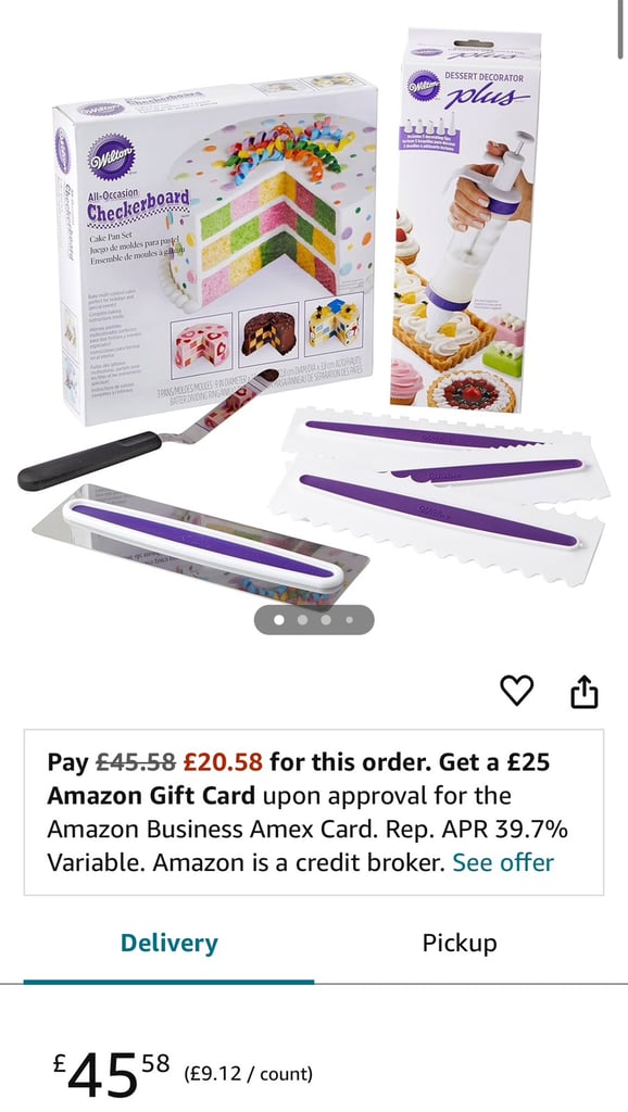 New complete Wilton checkerboard cake making kit decorating set