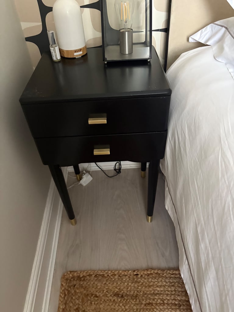 Black Bedside Tables 