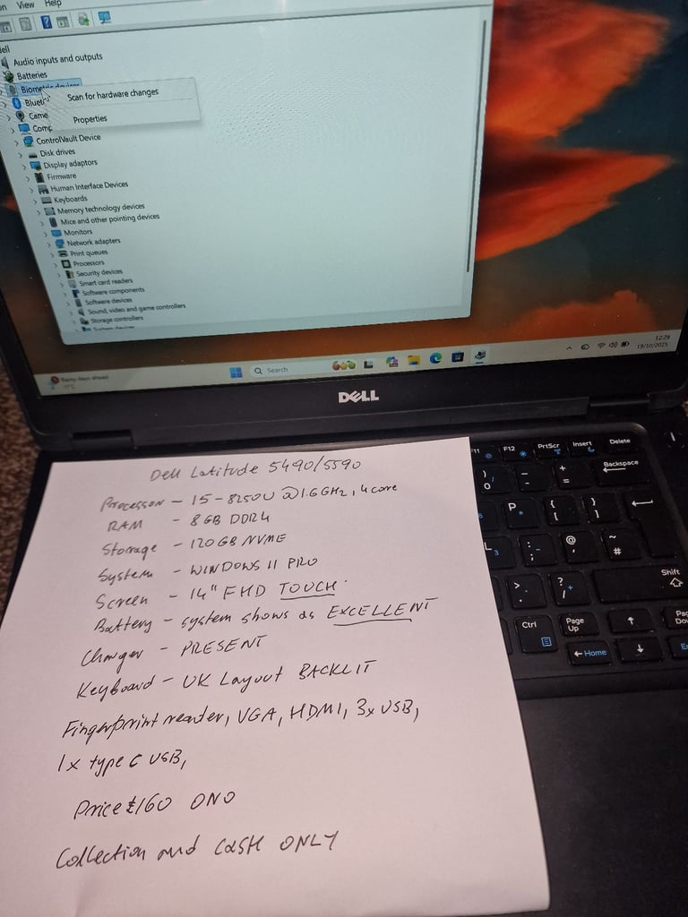 Laptop dell 