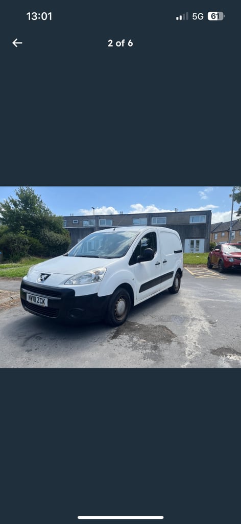 Peugeot, PARTNER, Panel Van, 2010, Manual, 1560 (cc)