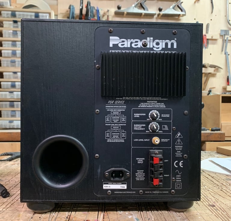 Paradigm PDR-10 Active Subwoofer.