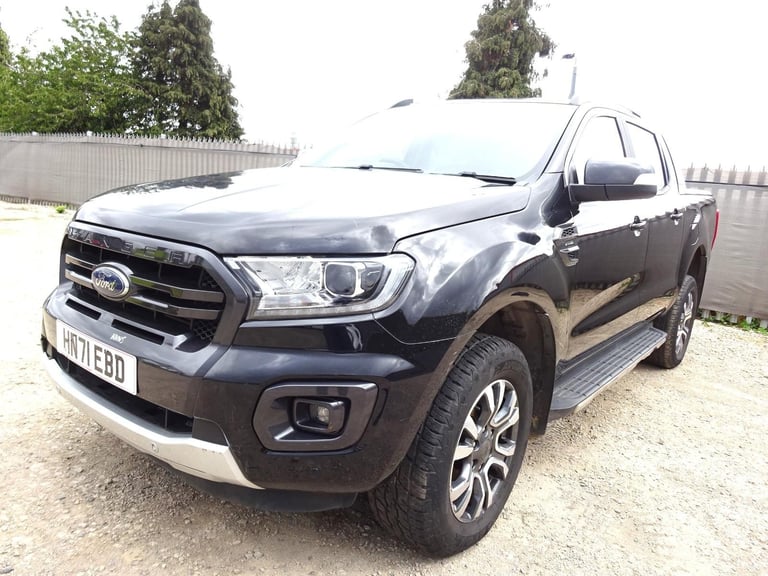 2021 71 REG FORD RANGER WILDTRAK ECOBLUE 4X4 DIESEL AUTO PICK UP DAMAGED SALVAGE