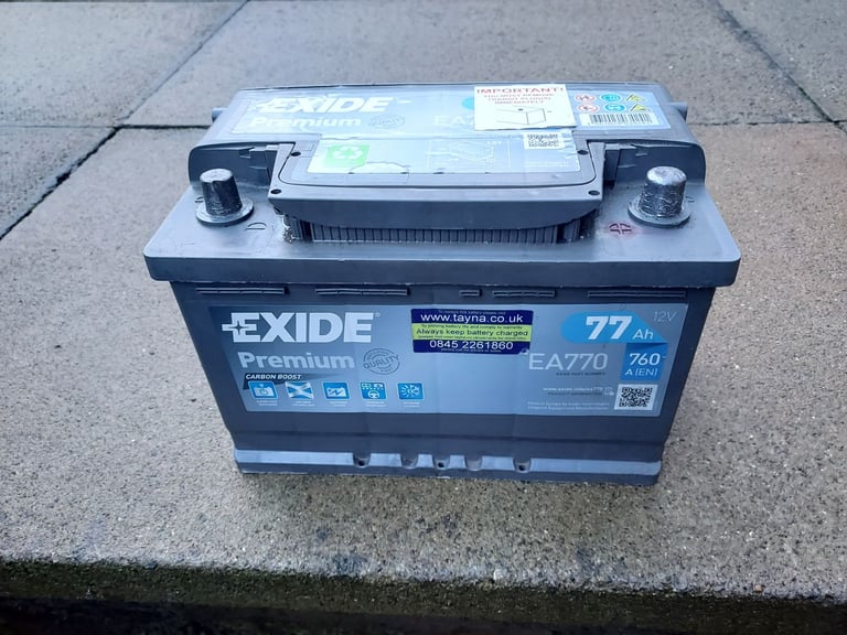 For sale used vehicle battery. 