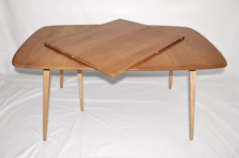 RENOVATED Vintage Retro Designer 60's Ercol Windsor Extending Extendable Plank Table