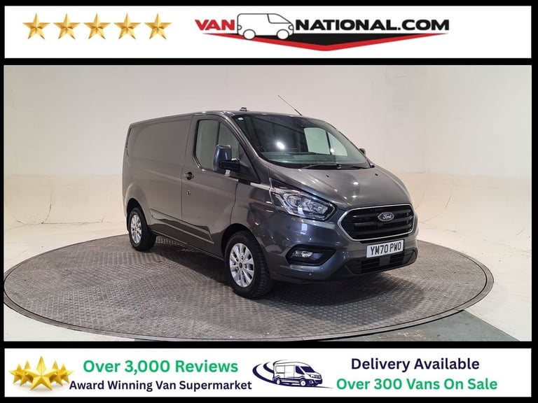 image for FORD TRANSIT CUSTOM 2.0 280 ECOBLUE LIMITED P/V L1 H1 130 BHP SWB DIESEL