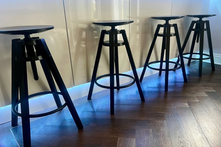 4 x DALFRED Bar Stools from Ikea