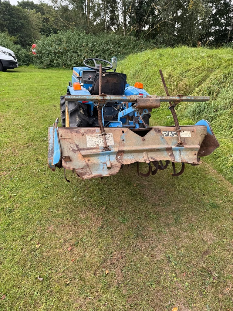 Mitshubishi MT1601D compact tractor, rotovator, 4 WD