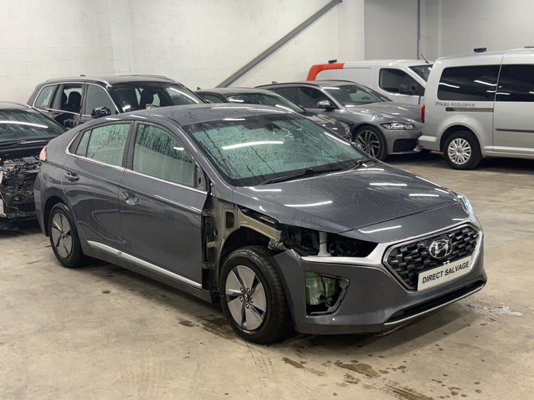 2021 Hyundai IONIQ 2021 1.6 GDi Hybrid Premium Hybrid Electric Auto salvage damaged Hatchback Pet...