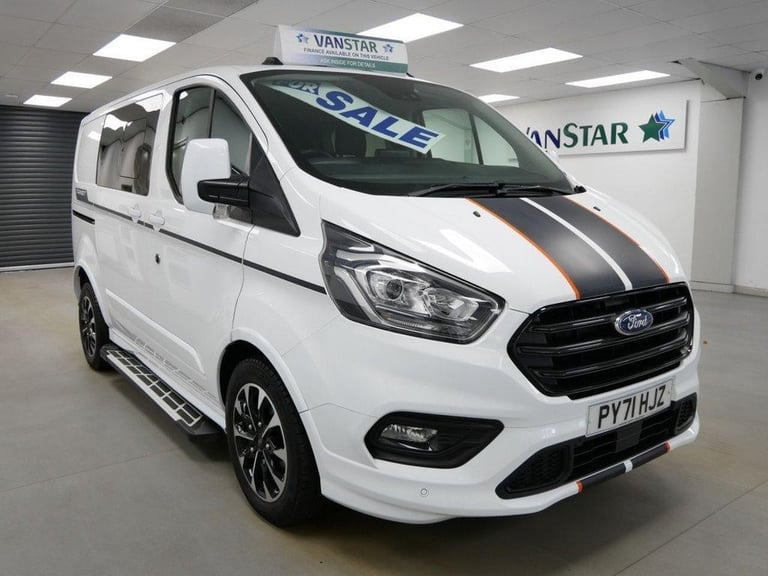 71 TRANSIT CUSTOM 320 2.0 EBL 185 BHP SWB SPORT 5 SEATER CREWCAB  ( NO VAT )