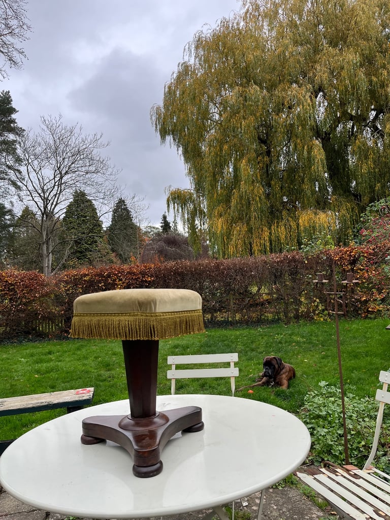 Victorian mahogany stool