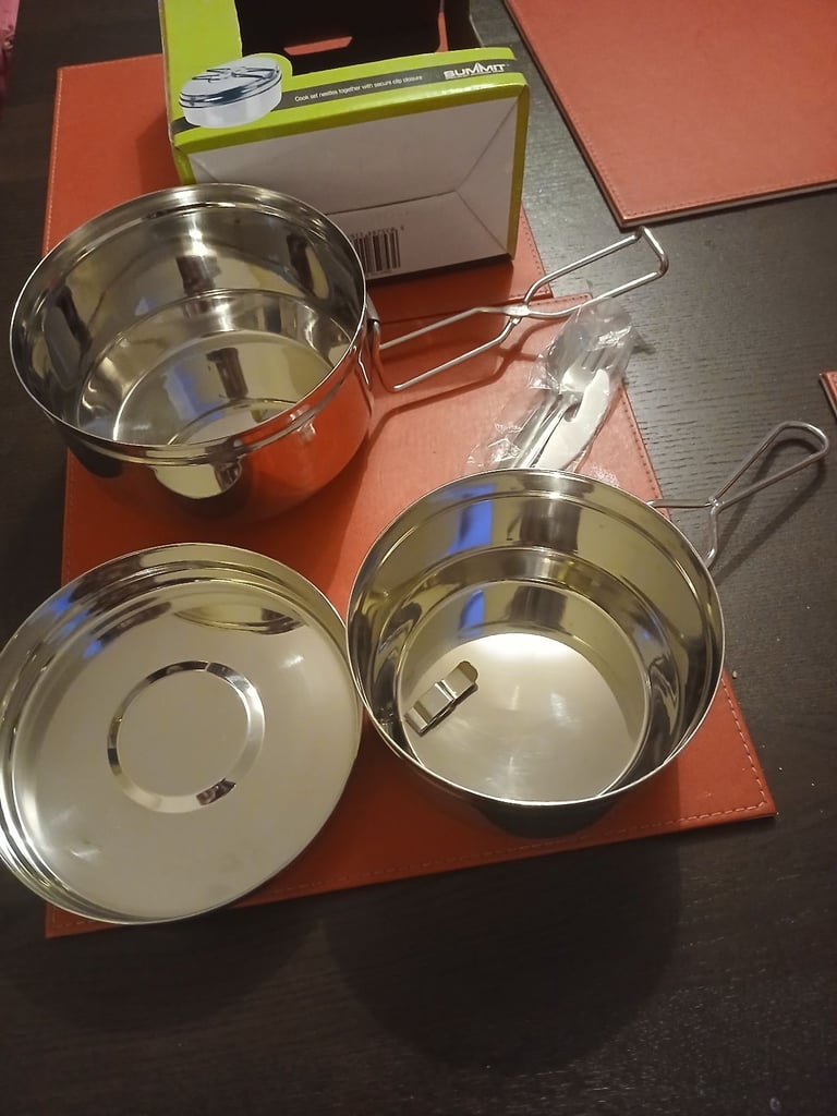 image for Summit Stainless Steel Tiffin Set