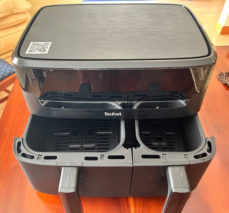 TEFAL Dual easy fry airfryer as new
