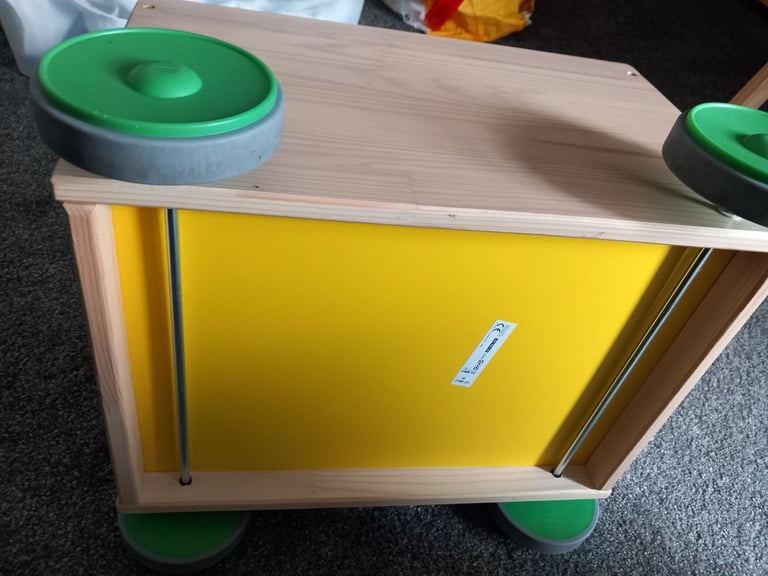 Ikea toy box on wheels.