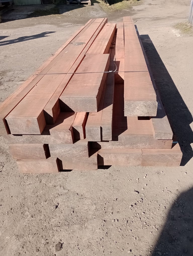 Sapele hardwood kiln dried fsc timber beams 