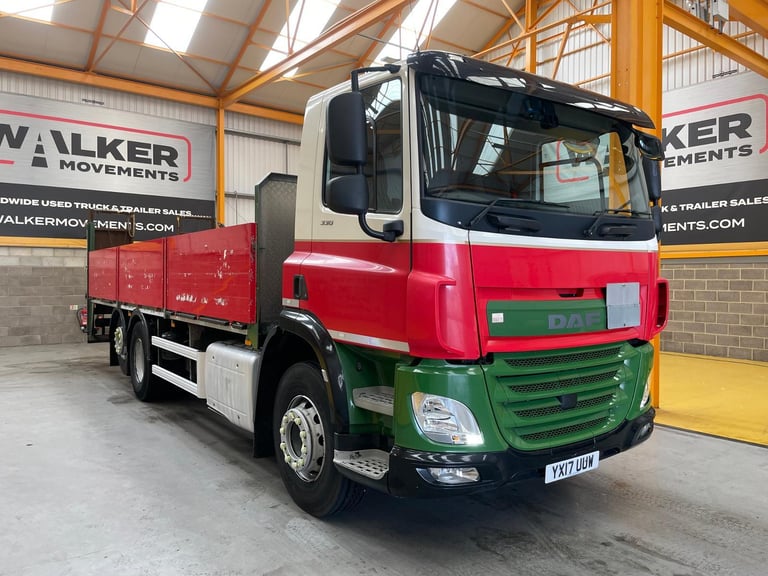 image for DAF CF330 *EURO 6*, 6X2 DROPSIDE FLATBED - 2017 - YX17 UUW