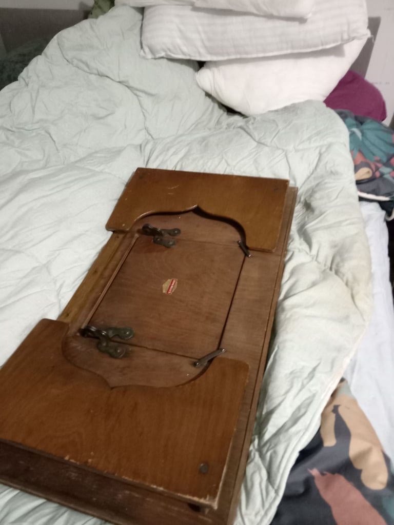 Vintage wooden lapdesk tray