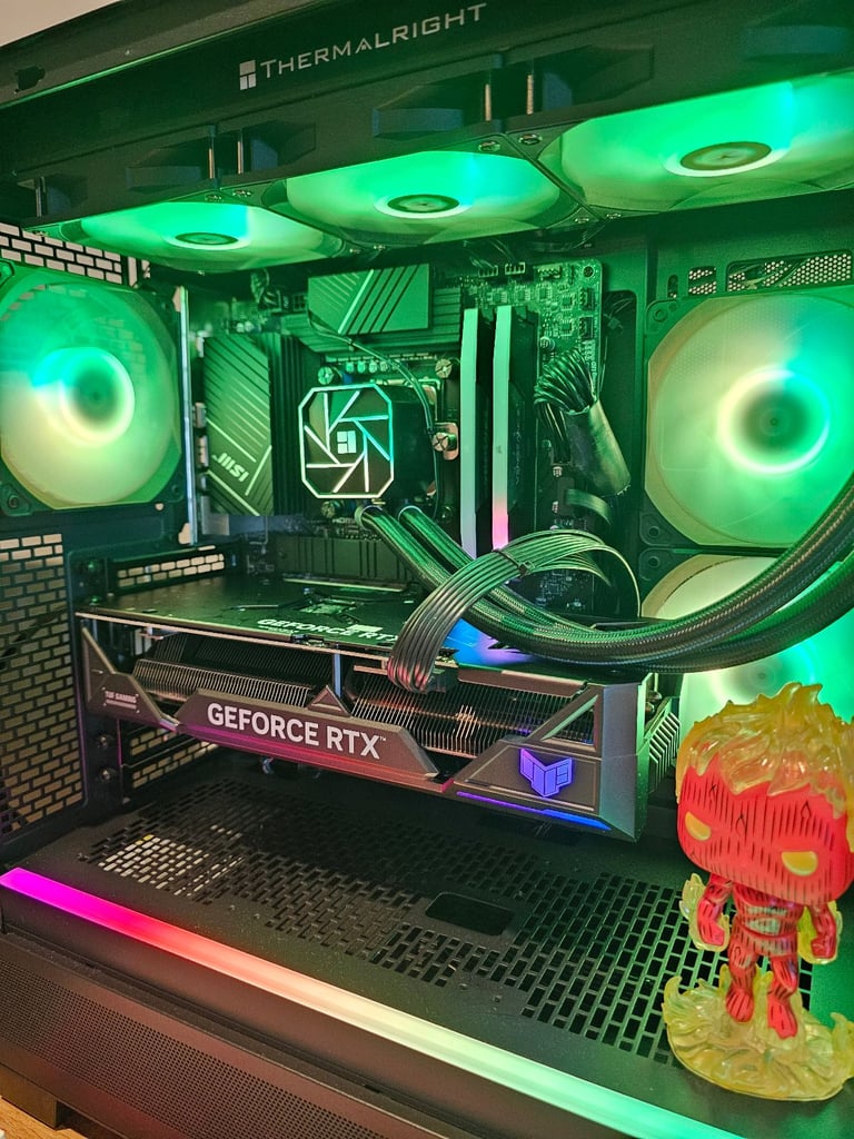GAMING PC RTX 4070 Ti SUPER 16GB / Intel Core i9-13900k / 64GB DDR5 5600MHz / 2TB NVMe M.2
