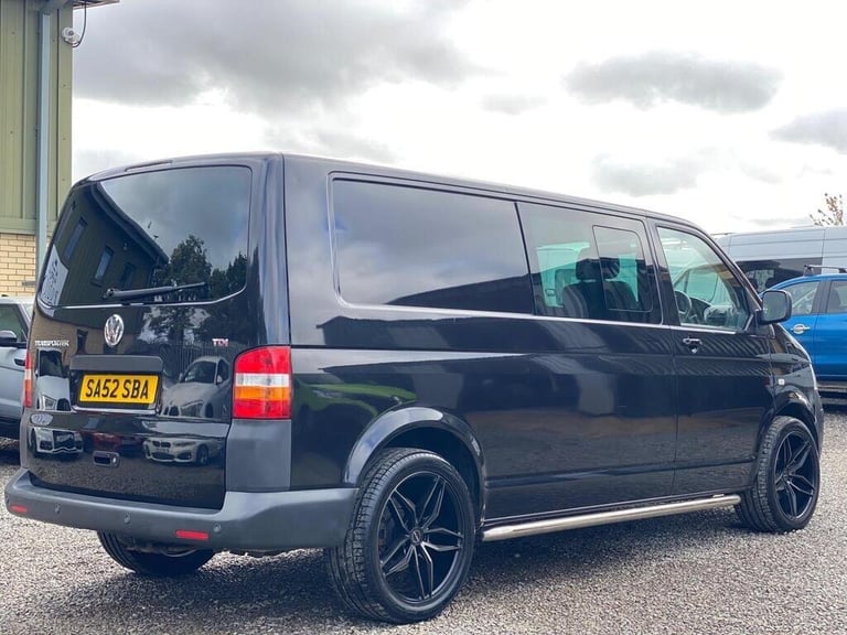 2006 Volkswagen Transporter 2.5 TDi T32 REAR LONGUE-5 BELTS-20 inch ALLOYS-PRIVATE PLATE MOTORHOM...