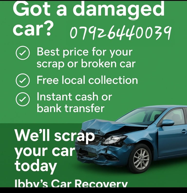 Scrap cars wanted