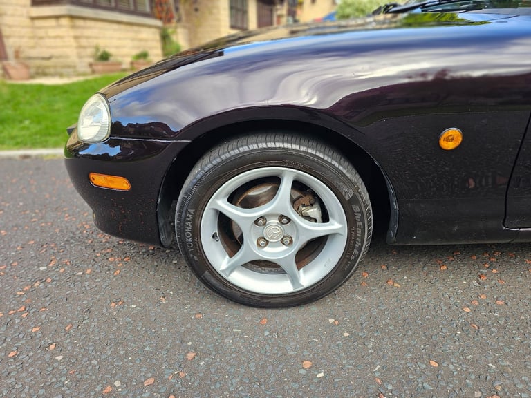★MAZDA MX-5 1.8-vvt ★76K! RARE BLACK/PURPLE COLOUR! EXCELLENT EXAMPLE! MX5 ROADSTER 146BHP MK2.5 